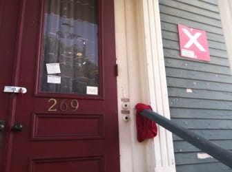 Abandoned property at 269 Hanover St. where neighbors say people from the park often go to sleep or get high. Click through the gallery for more photos.