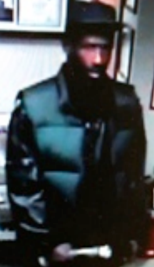 One of two suspects in the Oct. 3 attempted robbery at Members First Credit Union.