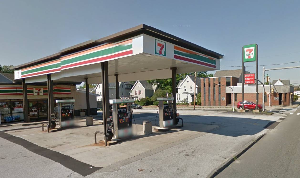 This just in: 7-Eleven robbed by masked man in blue