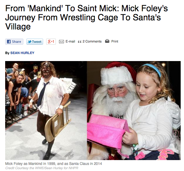 Via NHPR: Peace on Earth, Goodwill from Mankind