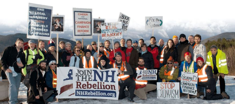 NH Rebellion walkers as seen in 2014 in Dixville Notch.