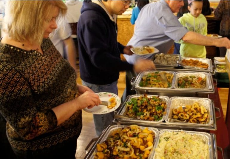 American-style Chinese New Year buffet at Sun Shui.