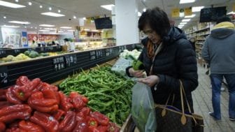 Fresh produce abounds in Chinatown.