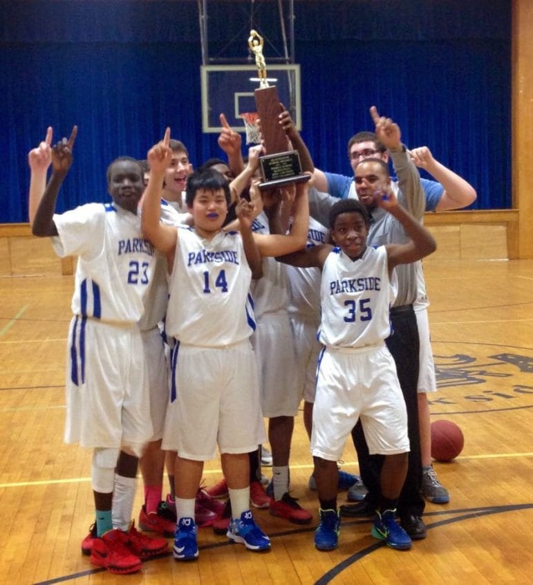 Parkside Boys Basketball team.