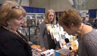 Bookends, left, Joan Warnock, right, Peggy Sullivan.