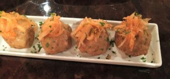 Asian chicken meatballs
