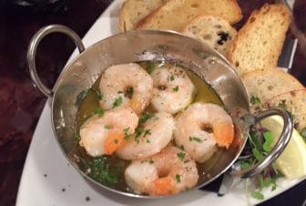 Garlic baked shrimp