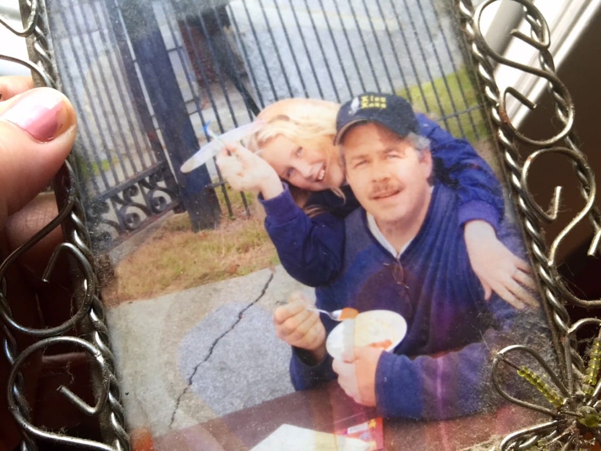 My husband and daughter, enjoying pumpkin soup and a paper airplane at a fall foliage viewing extravaganza, many moons ago, at Weston Observatory.