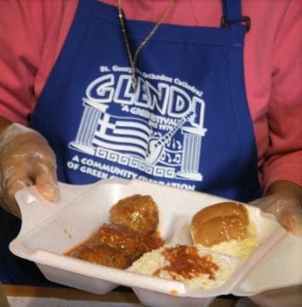 Greek meatballs in a secret Glendi tomato sauce