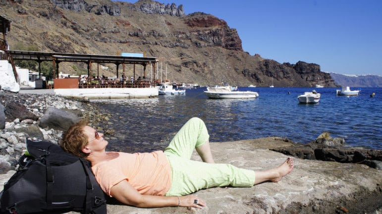 Carolyn Choate basking in the solitude of self-discovery.
