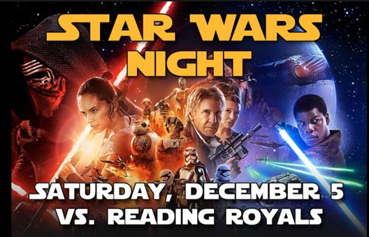 Manchester Monarchs to Host Annual Star Wars Night Dec. 5