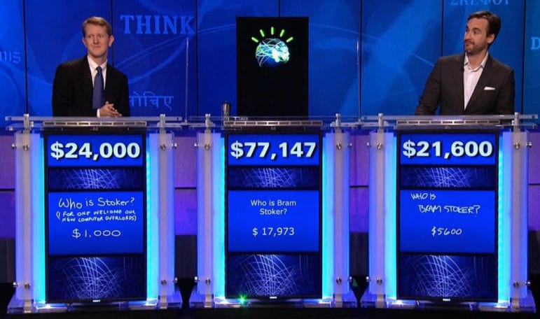 Watson wins "Jeopardy."
