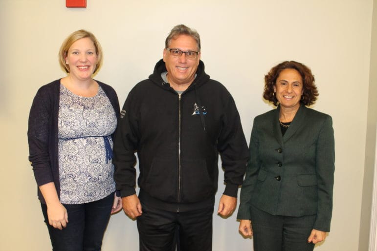 From left: Colleen Cone, Board Secretary, VP, Talent and Culture, DYN; Dick Anagnost, Board Chair, President, Anagnost Companies; and Charla Bizios Stevens, Board Vice Chair, Esquire, McLane, Graf, Raulerson & Middleton, P.A. Missing from the photo is Robert Bartley, Board Treasurer, President, Bartley Financial Advisors.