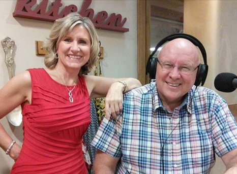 Carol Phillips with Ken Cail on The Pulse 107.7 FM.