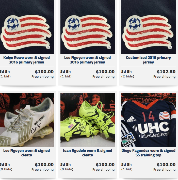 NE Revolution hosts online auction to aid Angels youth soccer league
