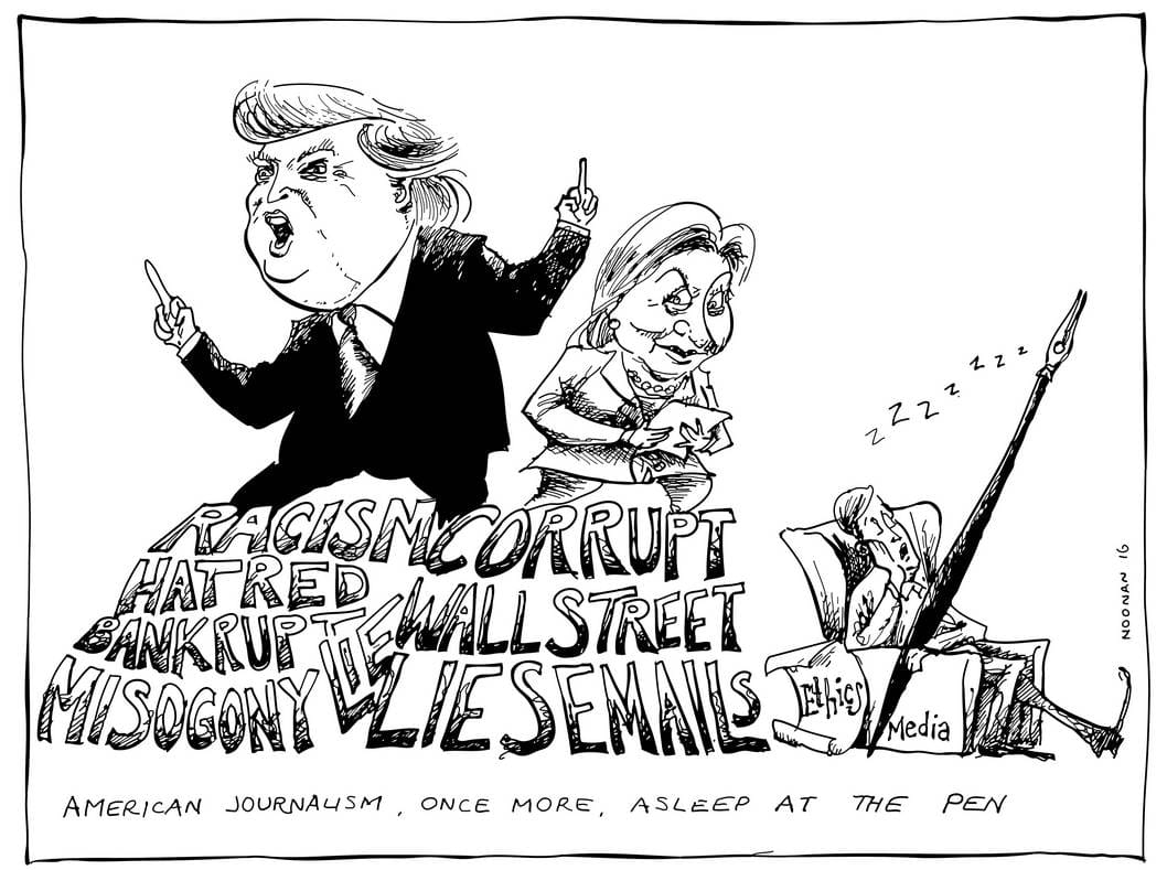 ‘American journalism, once more, asleep at the pen’