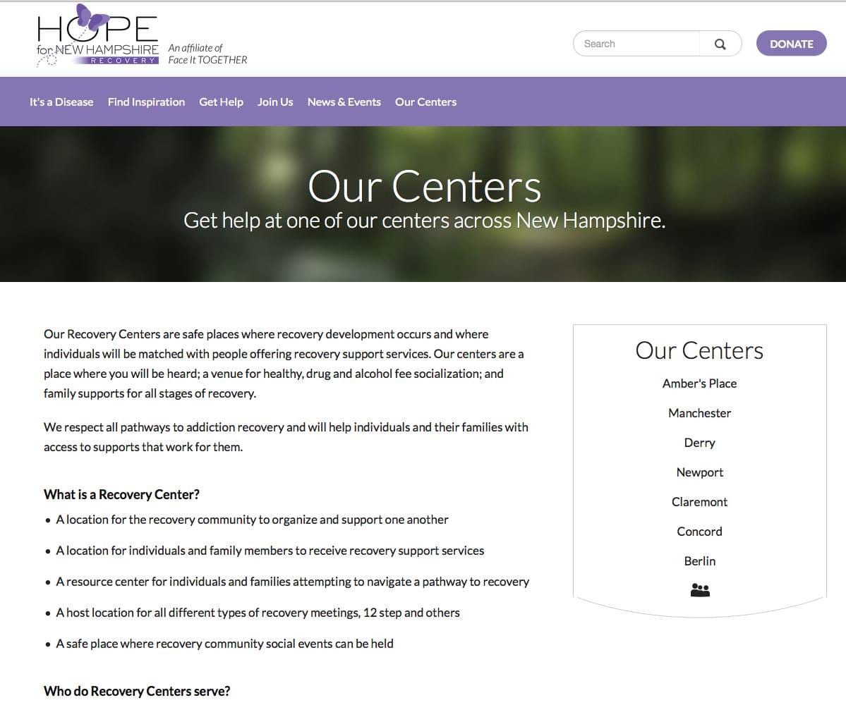 Hope for NH Recovery launches one-stop website for addiction recovery services