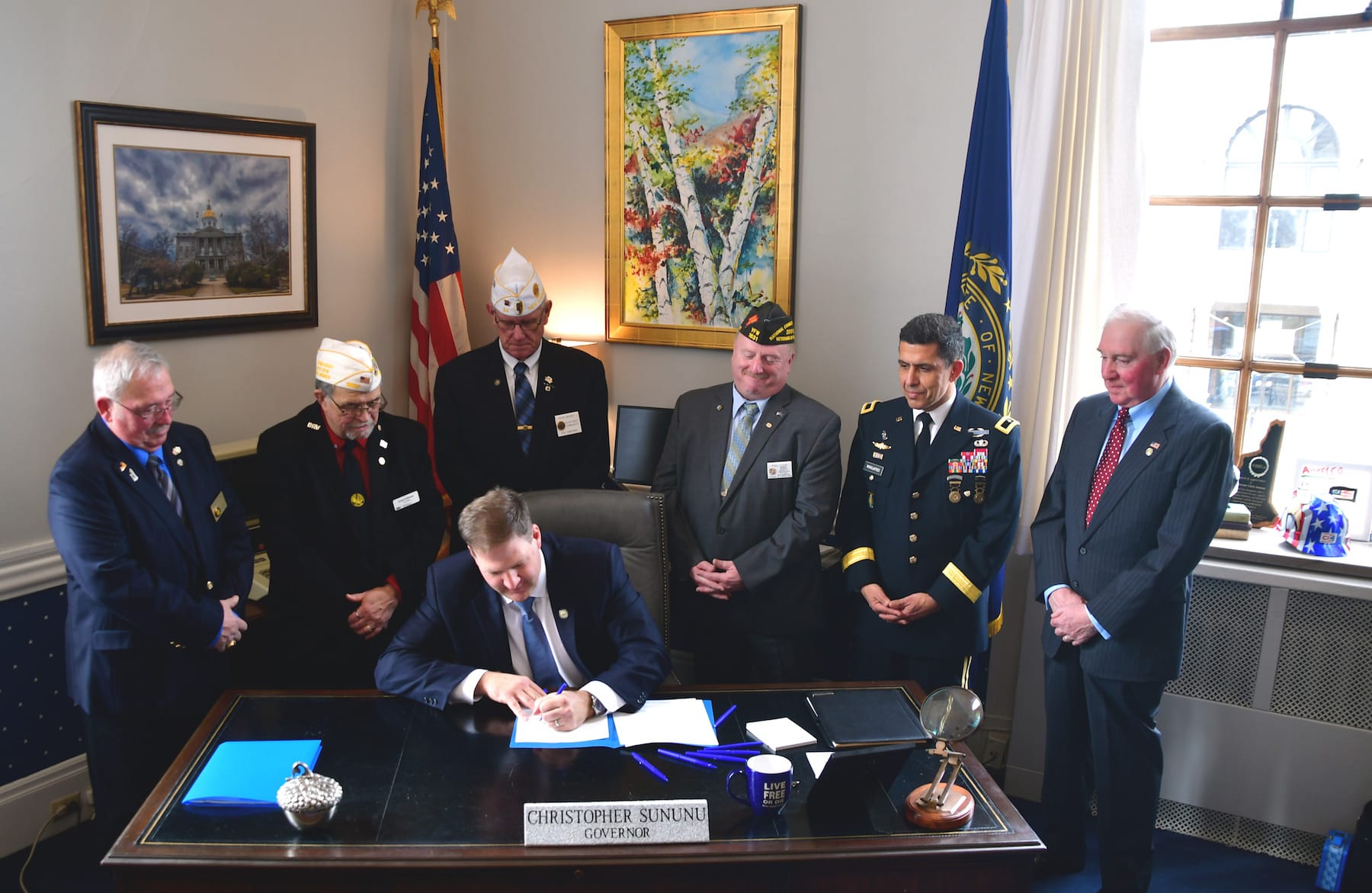 Sununu signs Executive Order to reorganize and streamline state veterans services