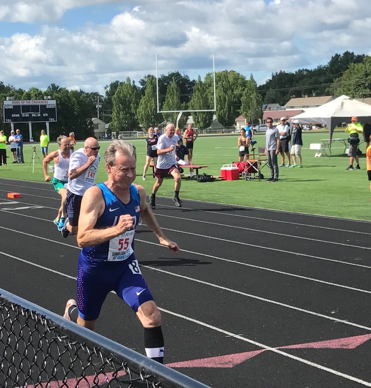 Cheer on the 2019 Senior Game participants at weekend track meet