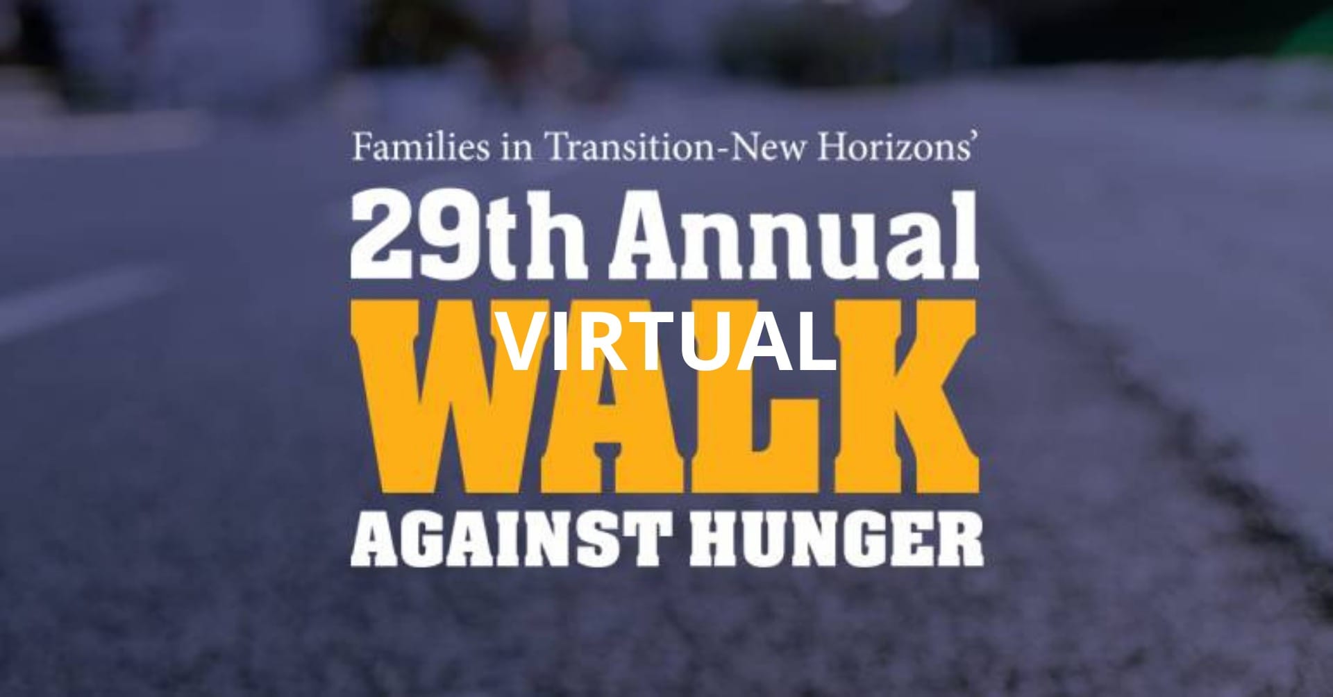 FIT/NH 29th Annual ‘Virtual’ 5K Walk Against Hunger