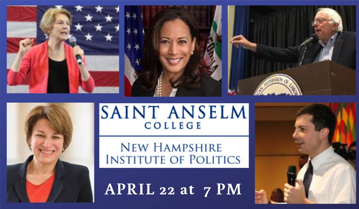 April 22 CNN Town Hall at Saint Anselm features 5 presidential candidates