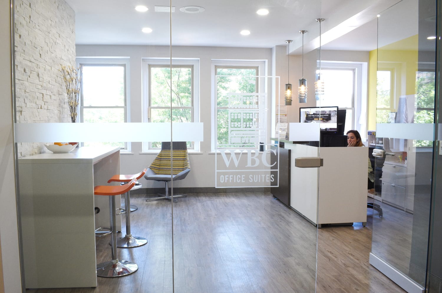 WBC Office Suites - reception area