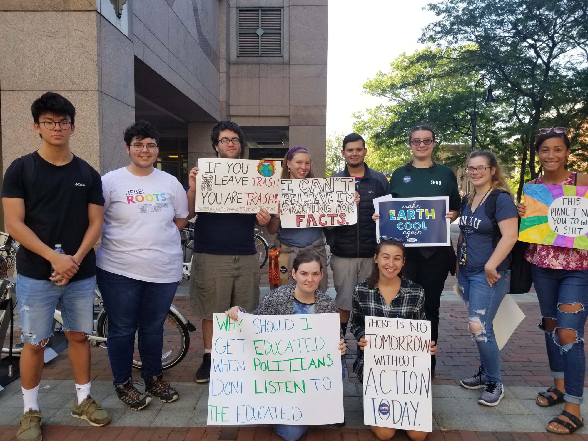 300 join Climate Strike in Manchester calling for protection of NH environment