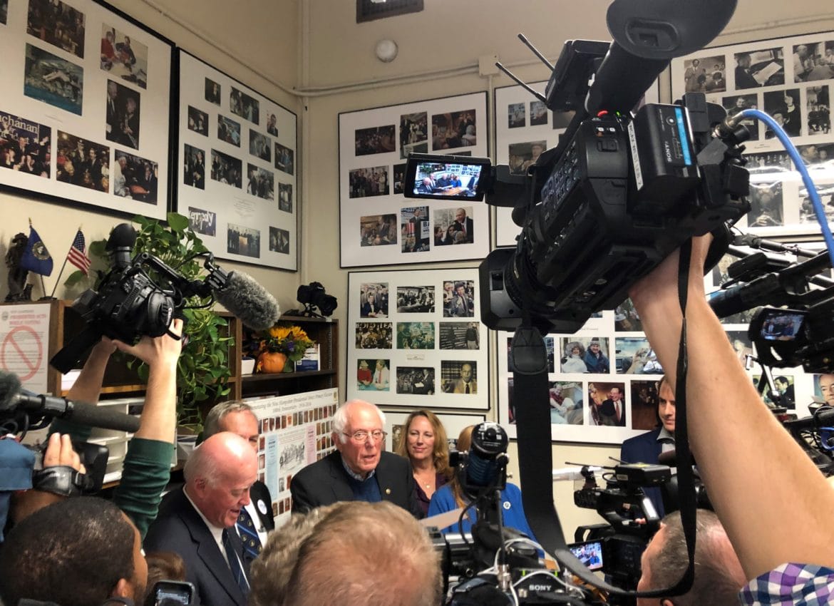 Front-runner Bernie Sanders says he owes NH ‘debt of gratitude’