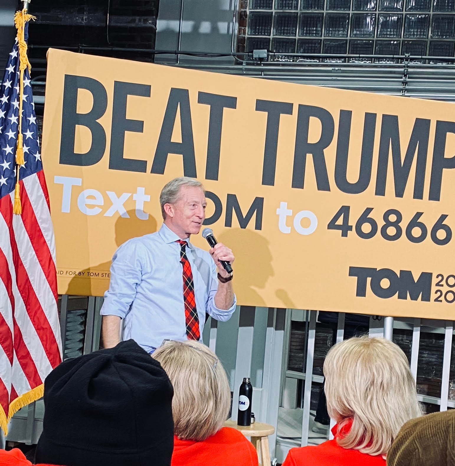 Steyer: ‘I will declare a state of emergency on climate change on my first day in office’