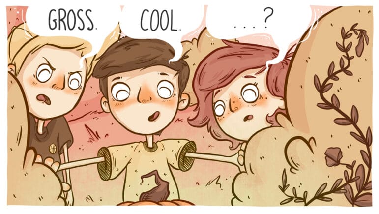 Squashed children