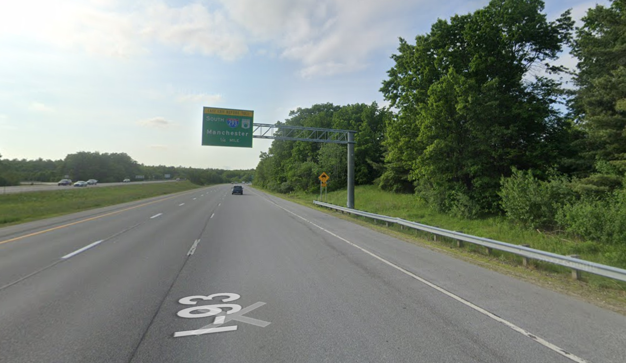 Road construction next Tuesday near northern I-93/I-293 confluence
