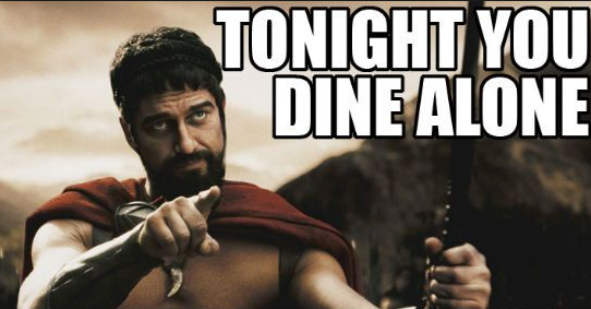 Hey you Spartan heart-breaker: I'm taking the 'meh' out of anti-Valentine's Day me(h)mes.