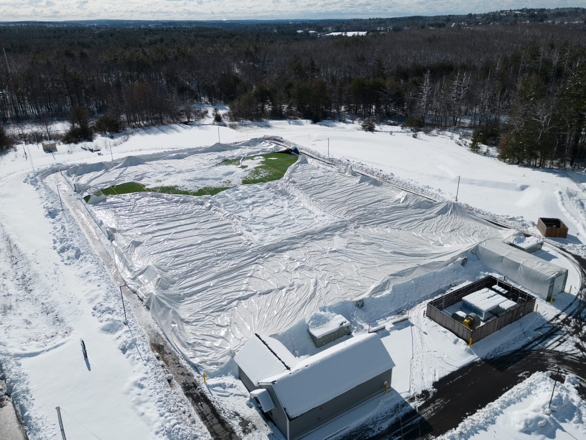 VIDEO: NH SportsDome in Goffstown ‘deflates’