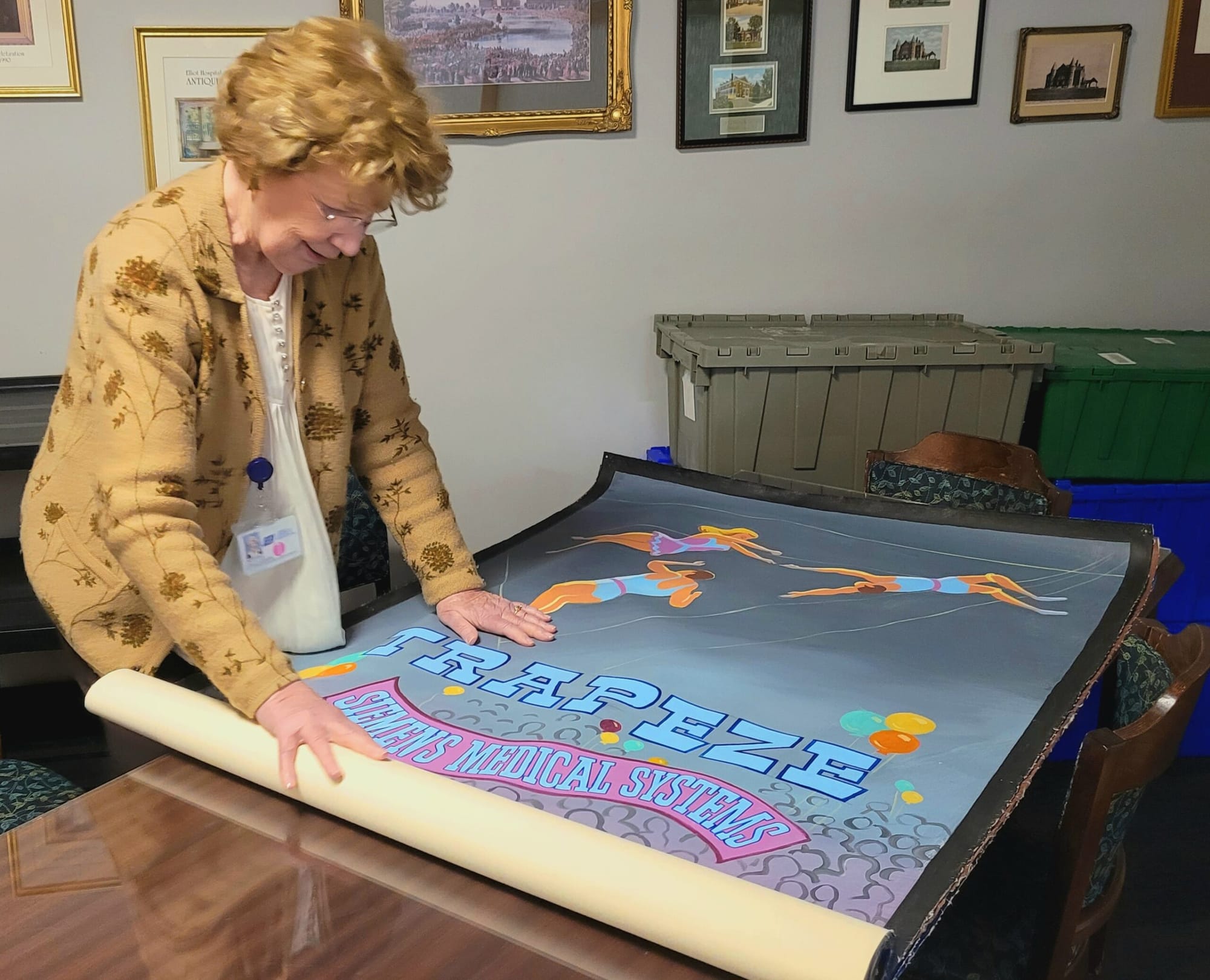 Treasure trove: Big Top posters created by famed comics artist discovered in hospital storage