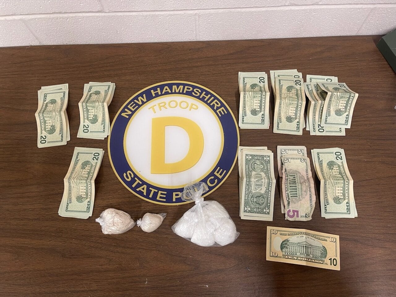 State Troopers seize meth, heroin and cash during Concord traffic stop
