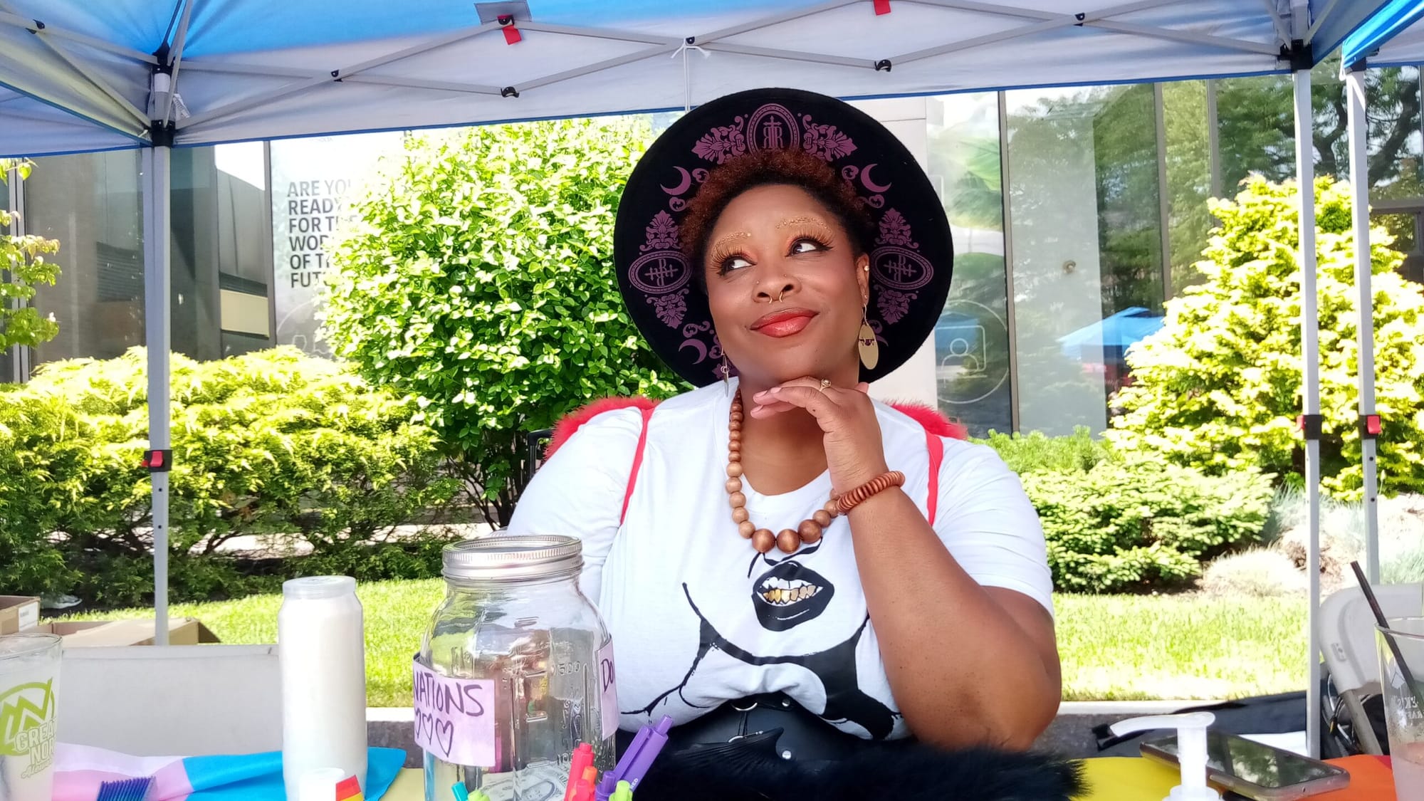 Diverse group celebrates Juneteenth block party