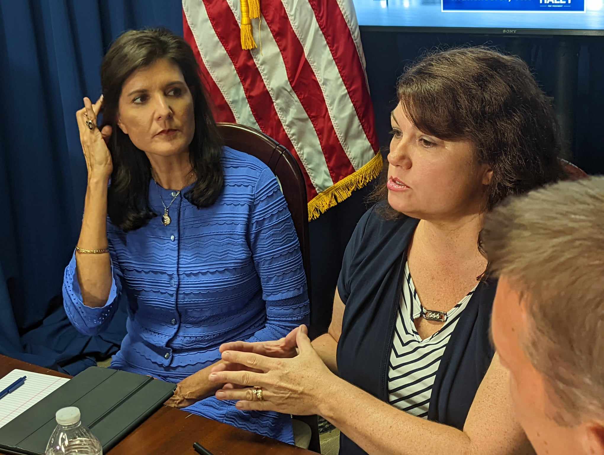 Nikki Haley joins fentanyl roundtable in Manchester