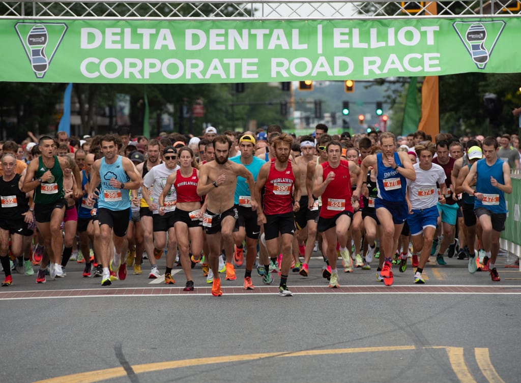 Thousands turn out for Delta Dental/Elliot Road Race