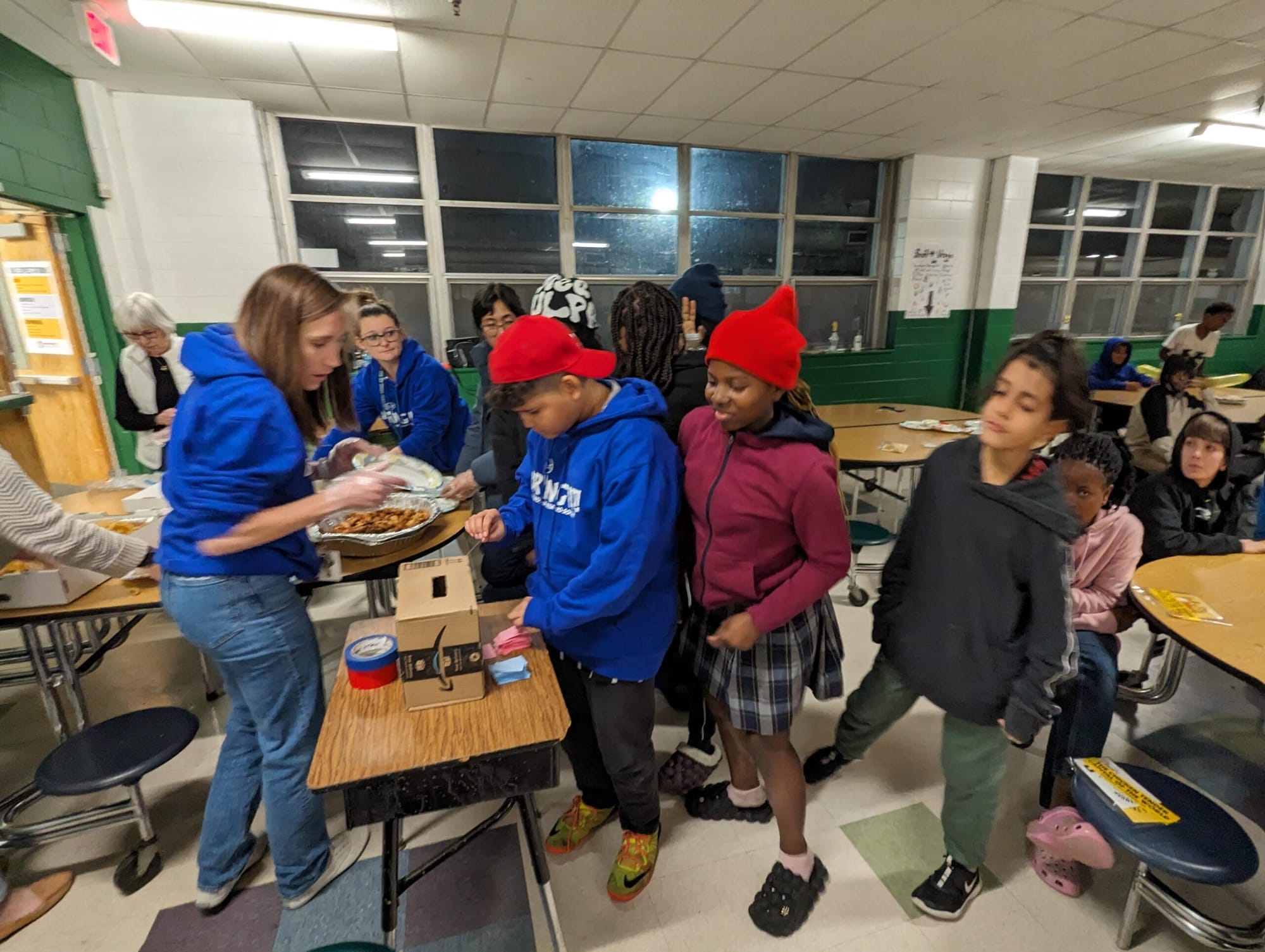 A taste of democracy: Students exercise the right to vote – for chicken tenders