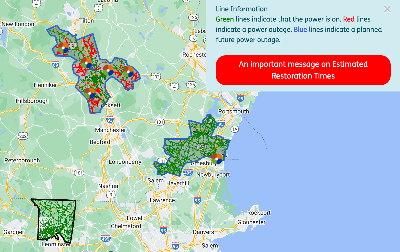 Unitil: Power will be back by Tuesday for those with storm outages