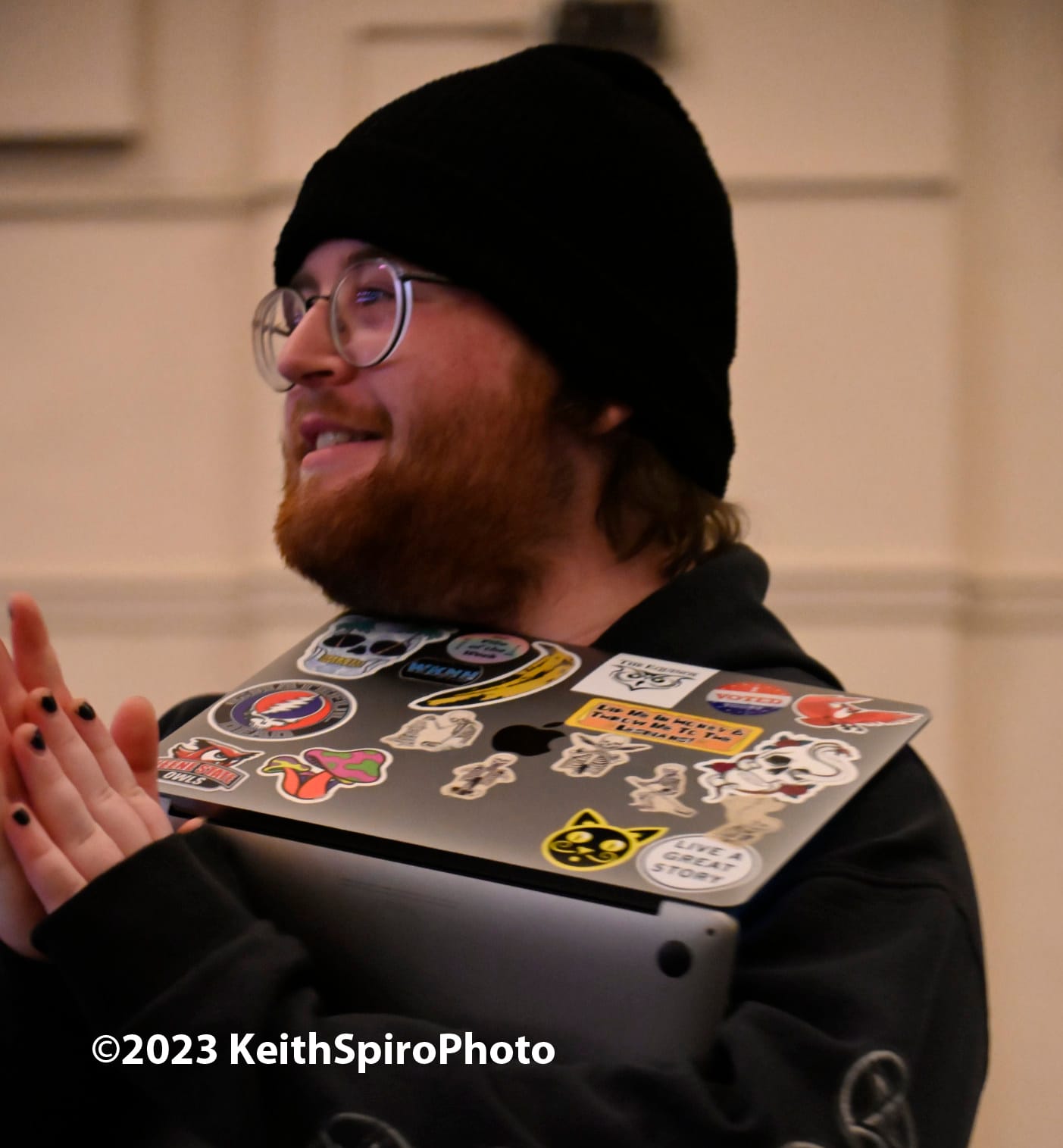 Zachary Keenan Keene State College senior Keith Spiro Photo