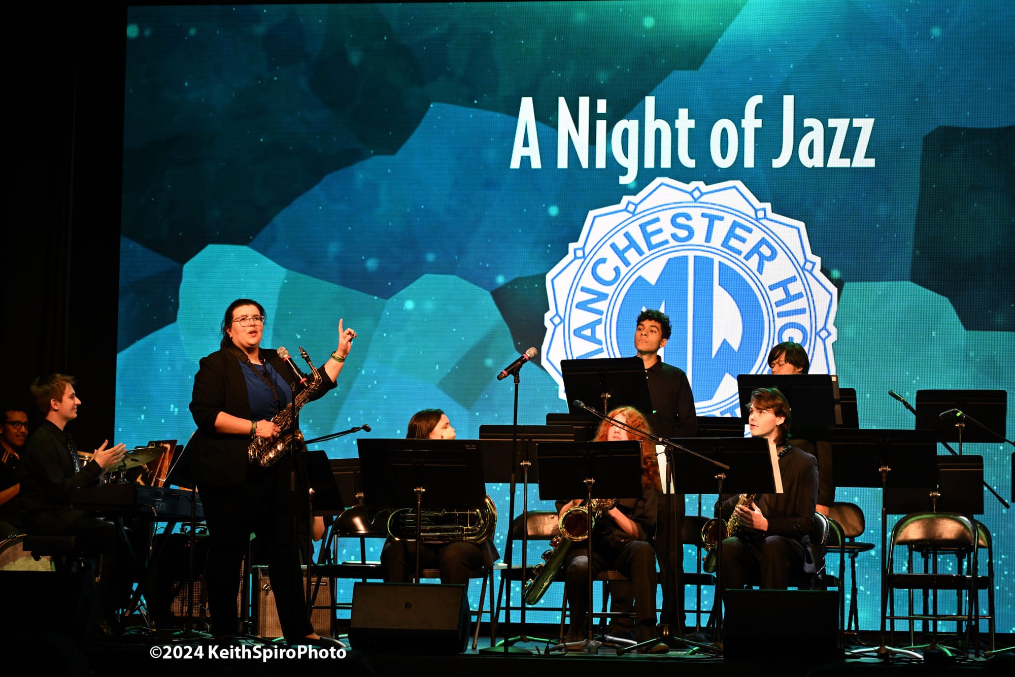 West High School Jazz Band photo by Keith Spiro