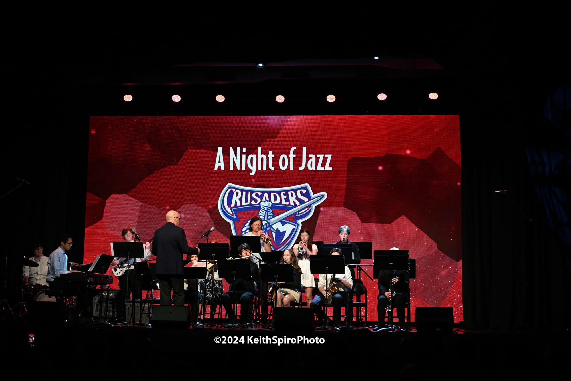 Memorial High School Jazz band photo by Keith Spiro