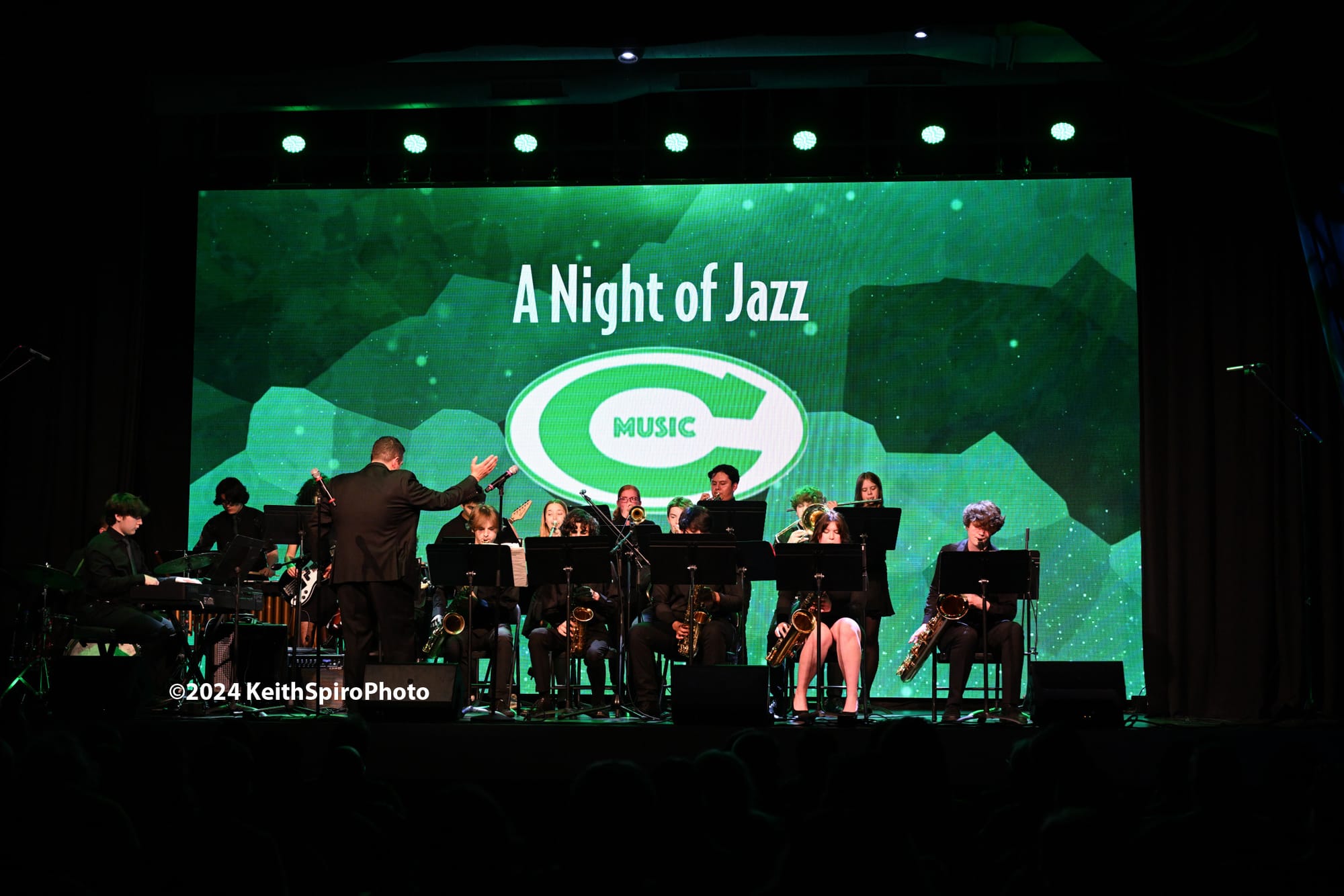 Central High School Jazz Band photo by Keith Spiro
