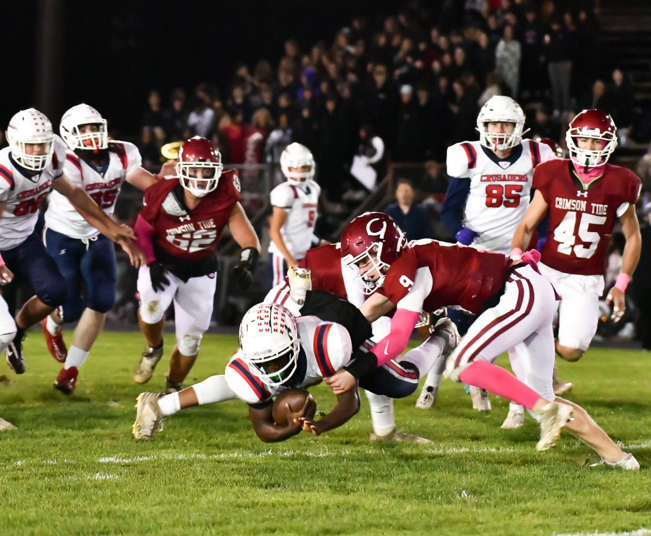 Crusaders suffer first in-state loss