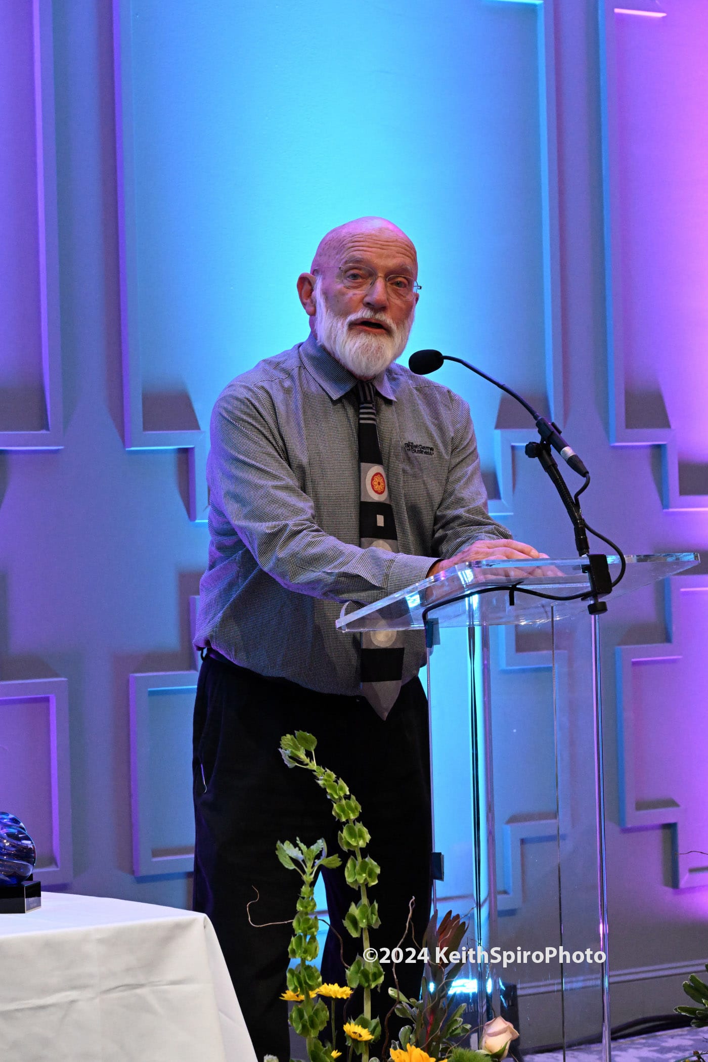 a photo taken by Keith Spiro of Marshall Jespersen, Longtime Symphony NH supporter.