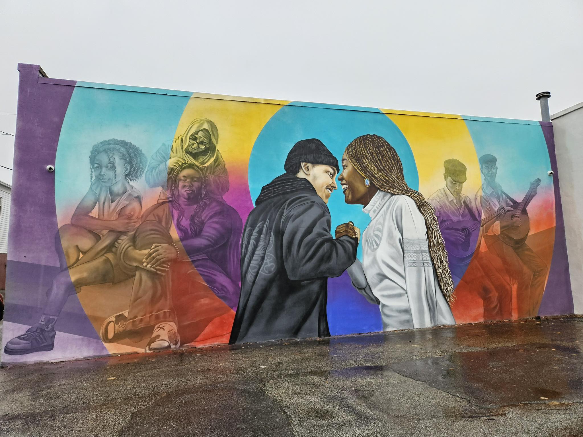 Center City Love: Mural reflects Manchester’s story and the places we came here from