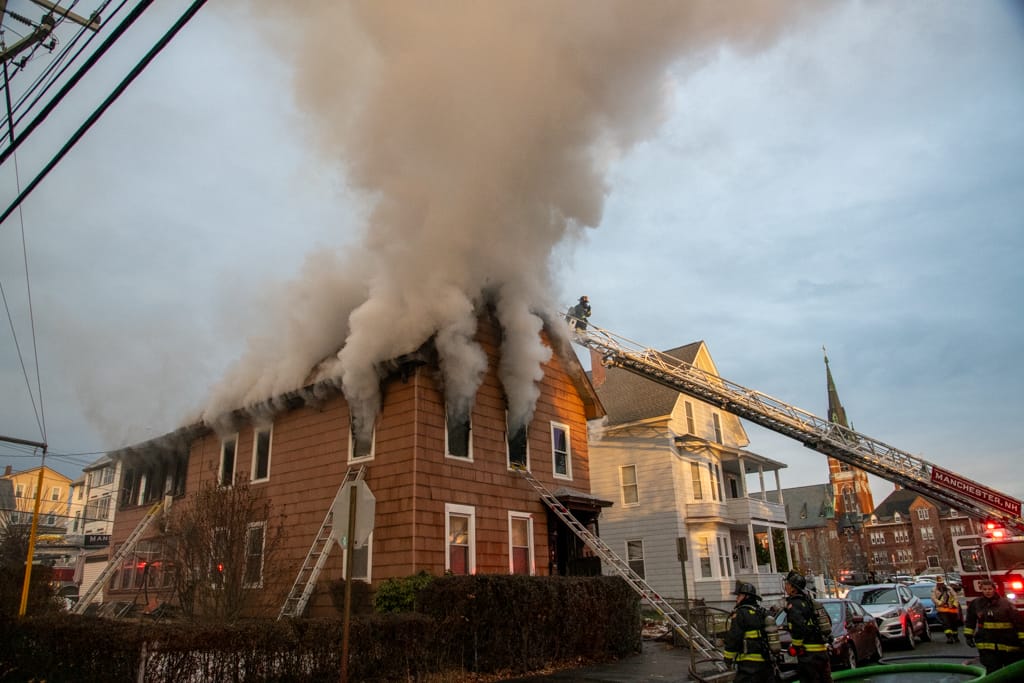 Fire guts Notre Dame Avenue building