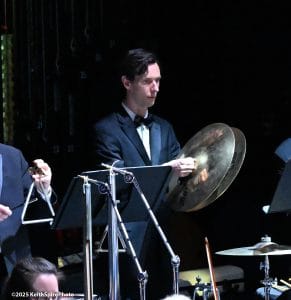 image of percussion triangle and cymbals in a photo by Keith Spiro