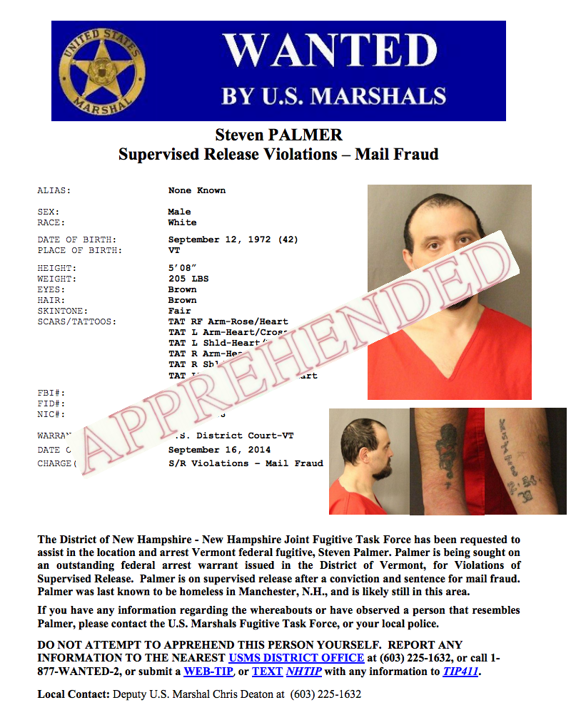 U.S. Marshals bump into ‘Fugitive of the Week’ at Nashua Library post image